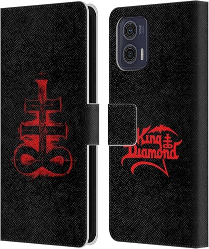 Miniatura 9 de Head Case Designs Officially Licensed King Diamond Graveyard Album Poster Leather Book Wallet Case Cover Compatible with Motorola Moto G73 5G