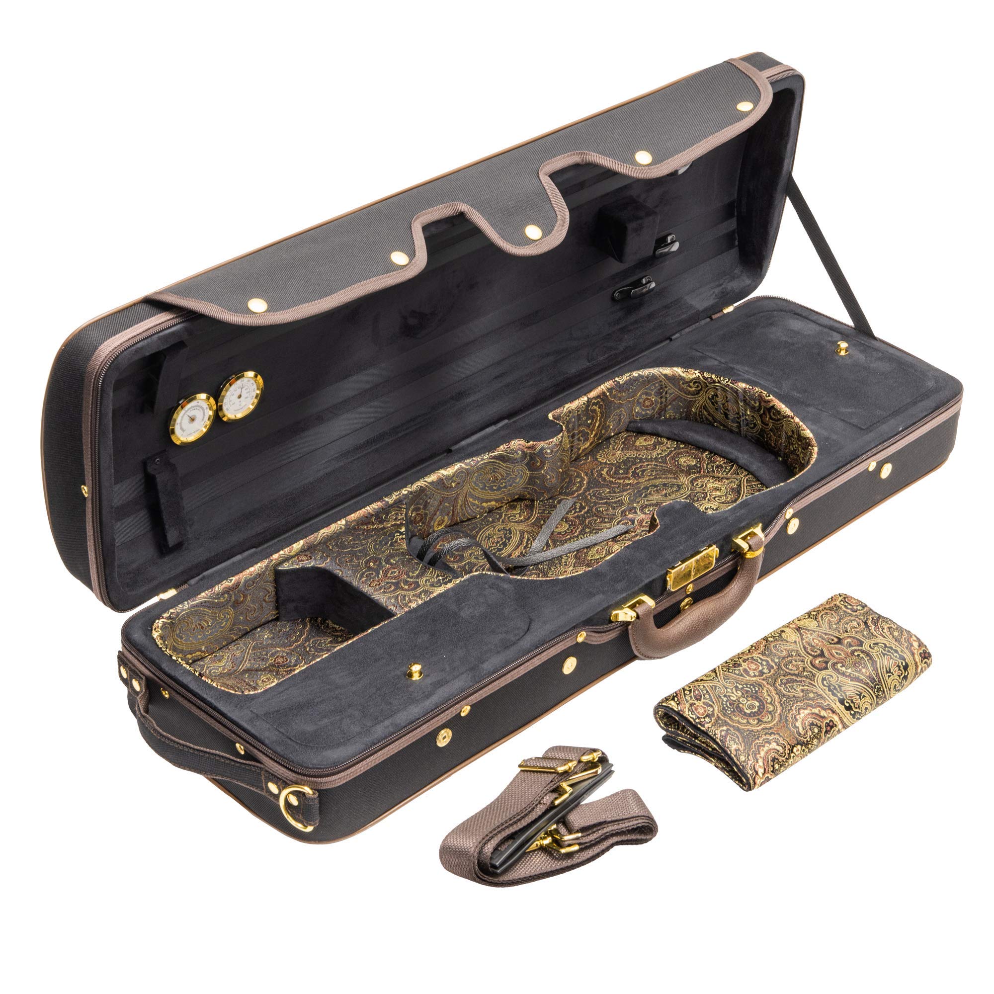 Amazon.co.jp: MI&VI プロフェッショナルハードシェル木製バイオリン