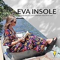 Vista 4 de Volatile Island Wedge Sandals for Women Featuring Slip-On Thong Platform Style with EVA Insole and Rubber Outsole