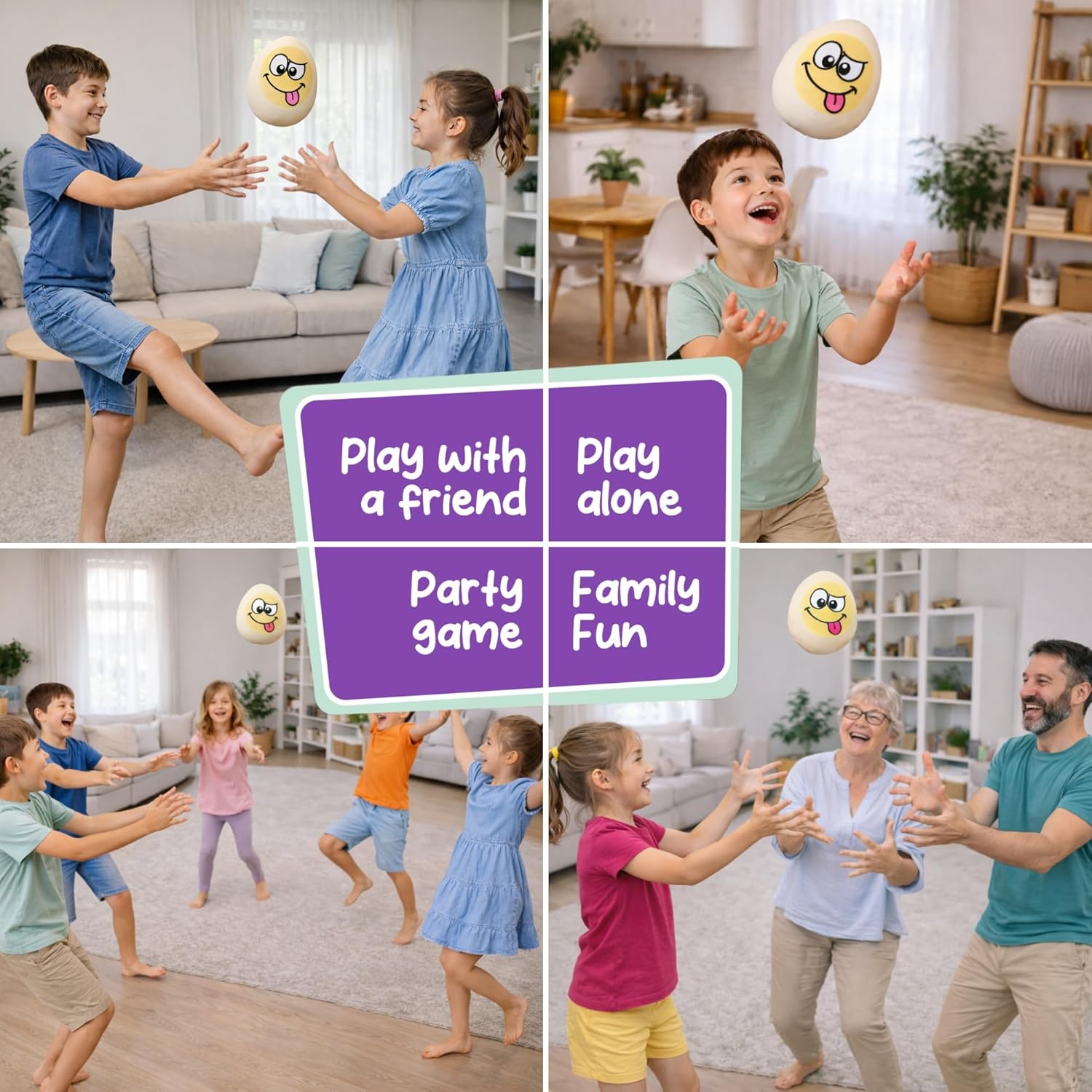 Wacky Egg: Toss Me While You … | Musical Talking Toy with 50 Funny Challenges for Kids and Family, Fun Game for Boys & Girls, Gift for Indoor/Outdoor