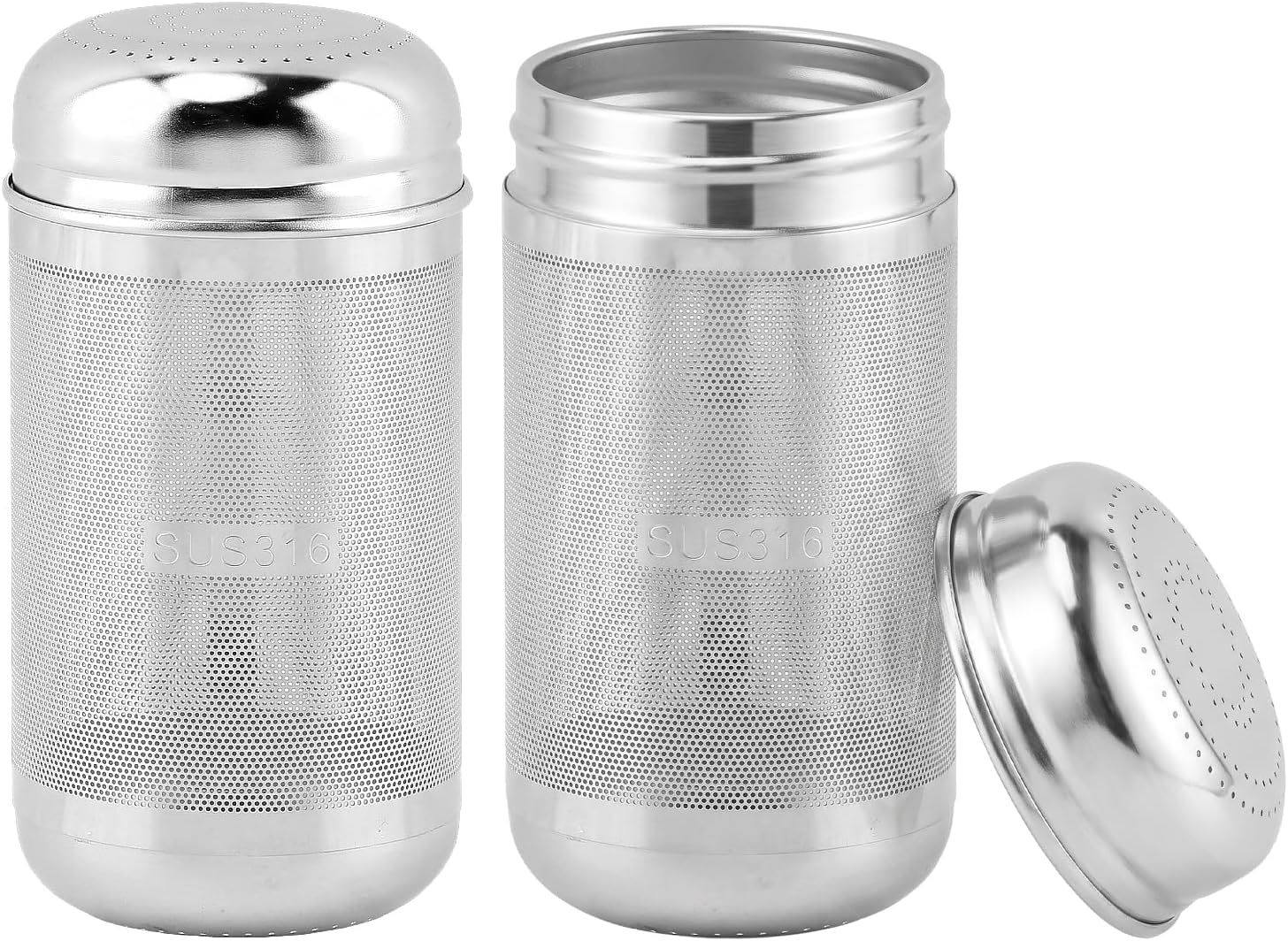 316 Stainless Steel Fruit & Tea Infuser for Water Bottles & Pitchers 2pack