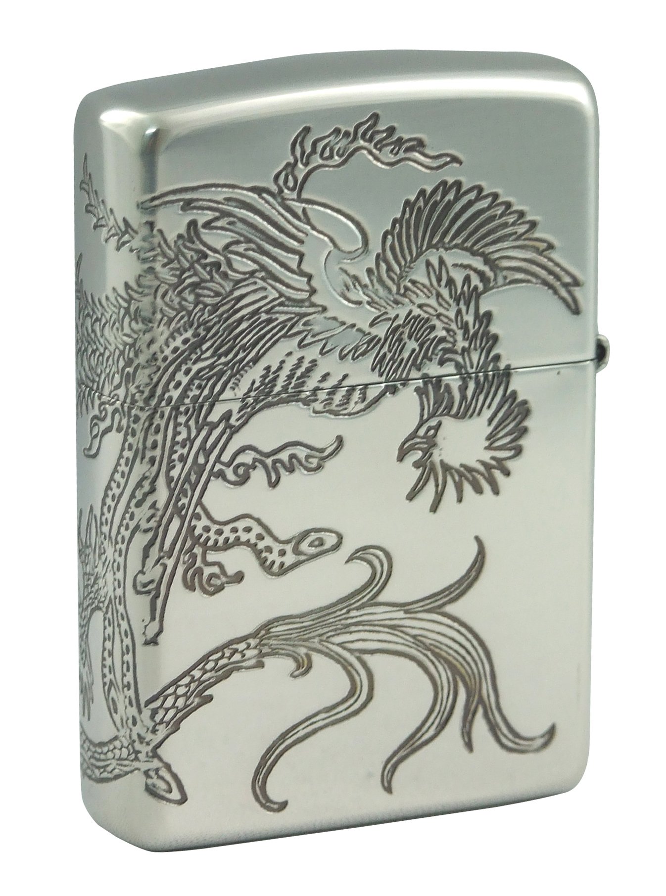 Amazon.co.jp: ZIPPO(ジッポー) ライター ドラゴン & フェニックス 3面