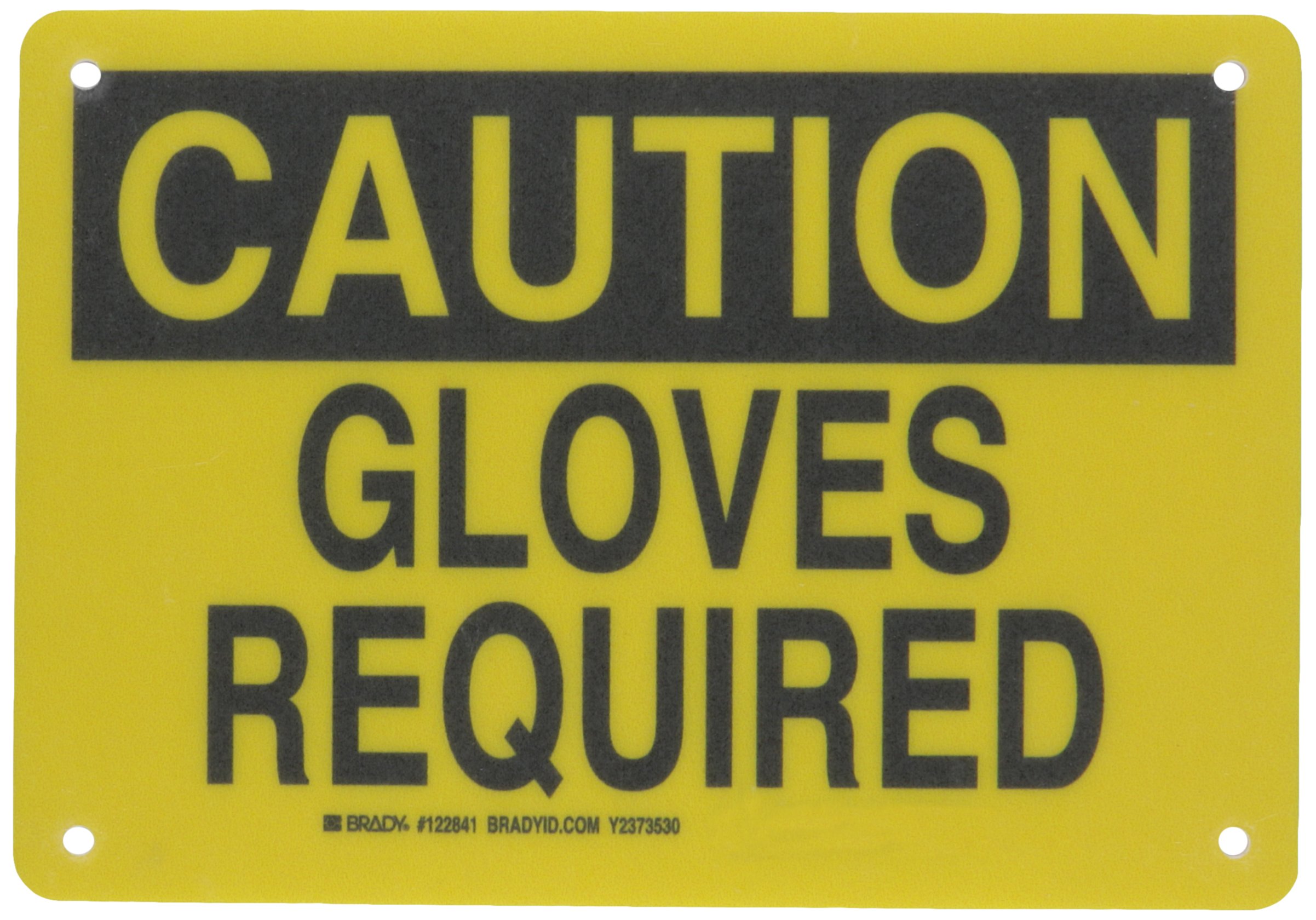 Plaque de signalisation Brady 122841 panneau de protection mural