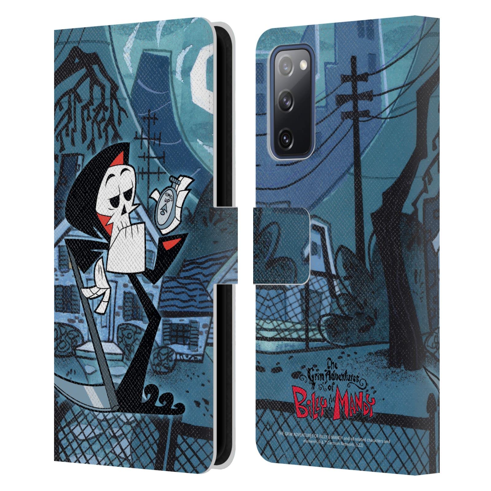 Coque Samsung Galaxy S20 FE Billy & Mandy étui portefeuille cuir Grim - 7