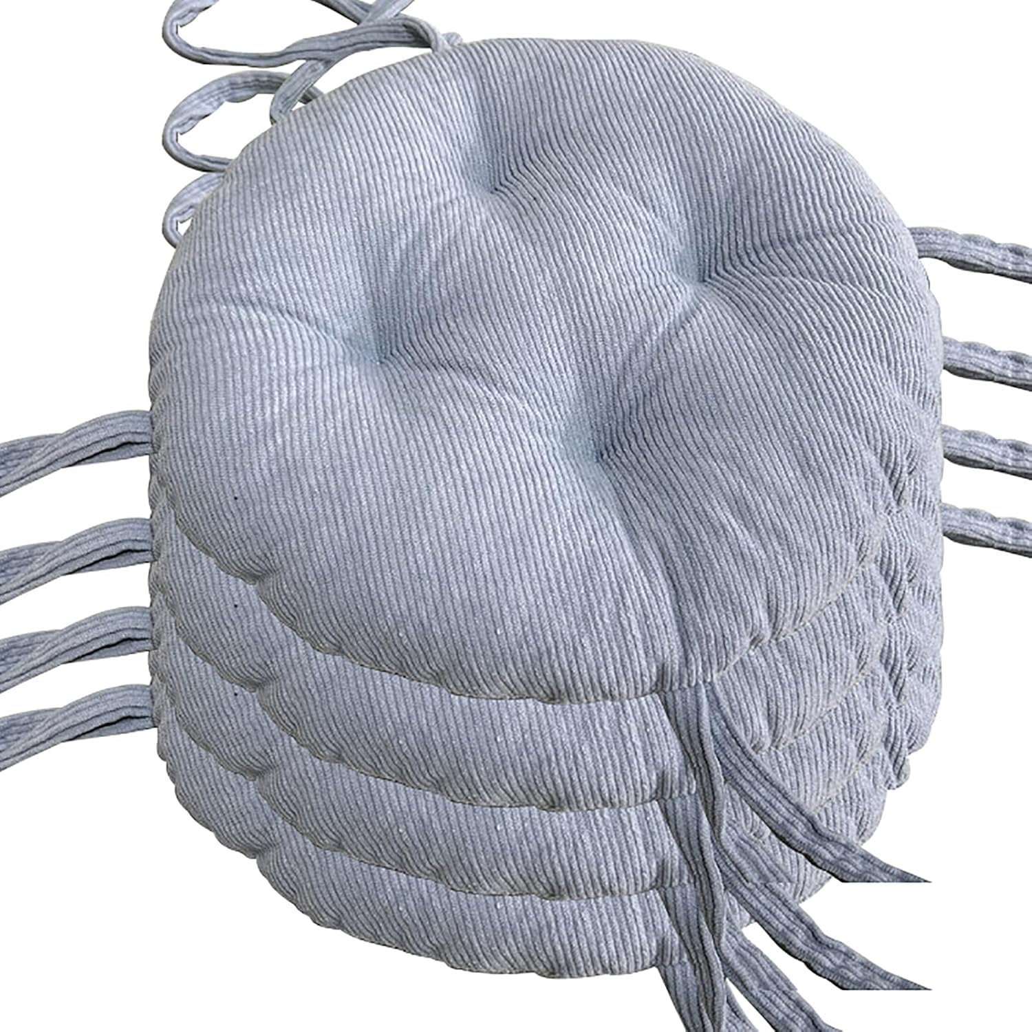 Coussin rond pour chaise 50x50 cm galette confortable de jardin extérieur et salon