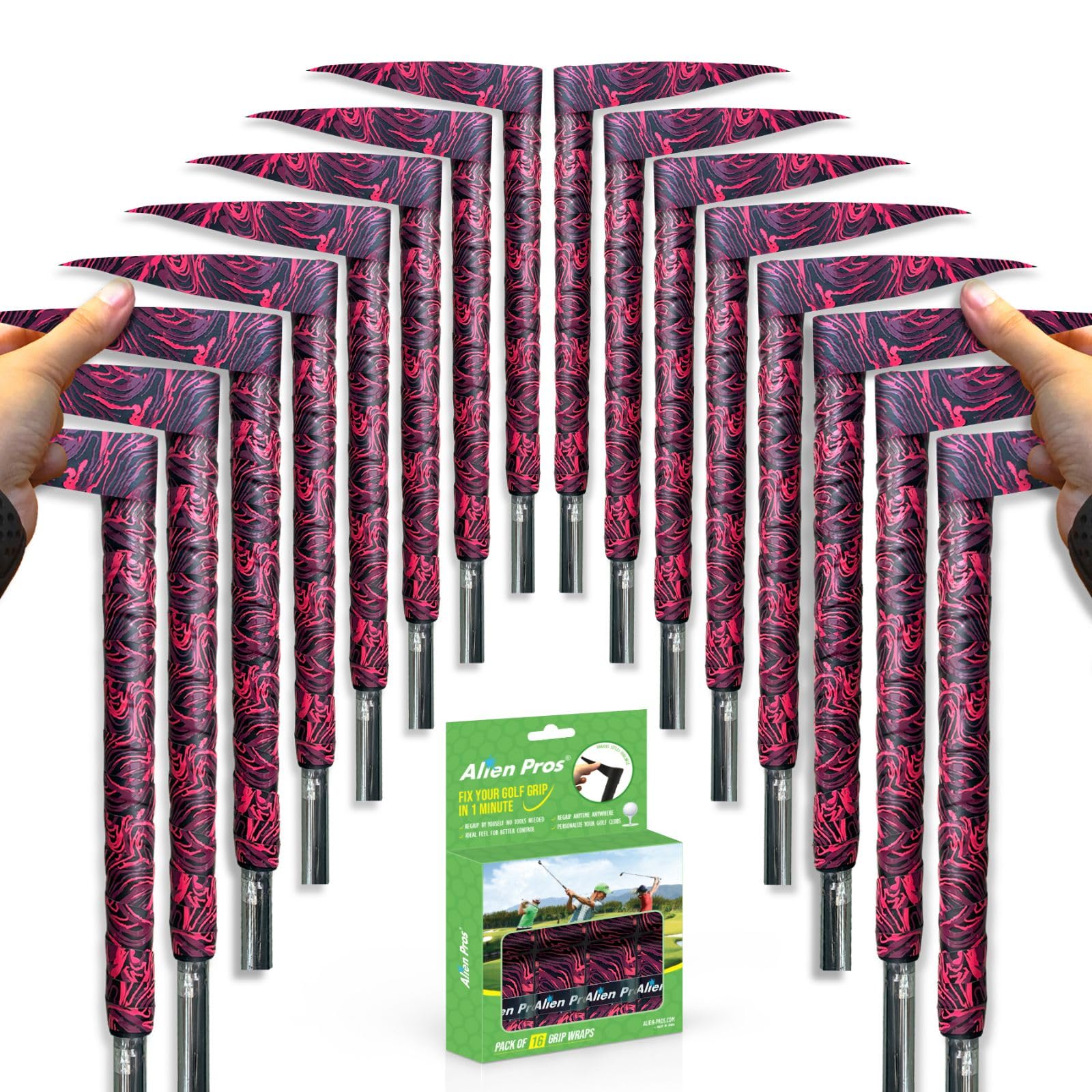 Amazon | Alien Pros ゴルフラッピングテープ（16個火）マジック