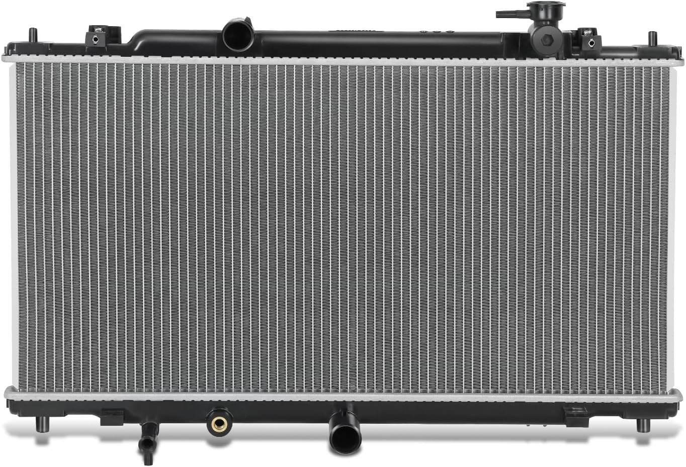 DNA MOTORING OE Style 1-Row Aluminum Cooling Radiator Compatible With Mazda 3 2014-2018; Fits 2.0L, 2.5L Mexico Built Models, PEDD15200B, OEM-RA-13761