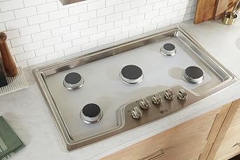 StoveGuard Model# NX60A6511SS, USA Made Custom Designed Precision Cut Gas Stove Top Cover, Compatible With 5-Burner Samsung Gas Range