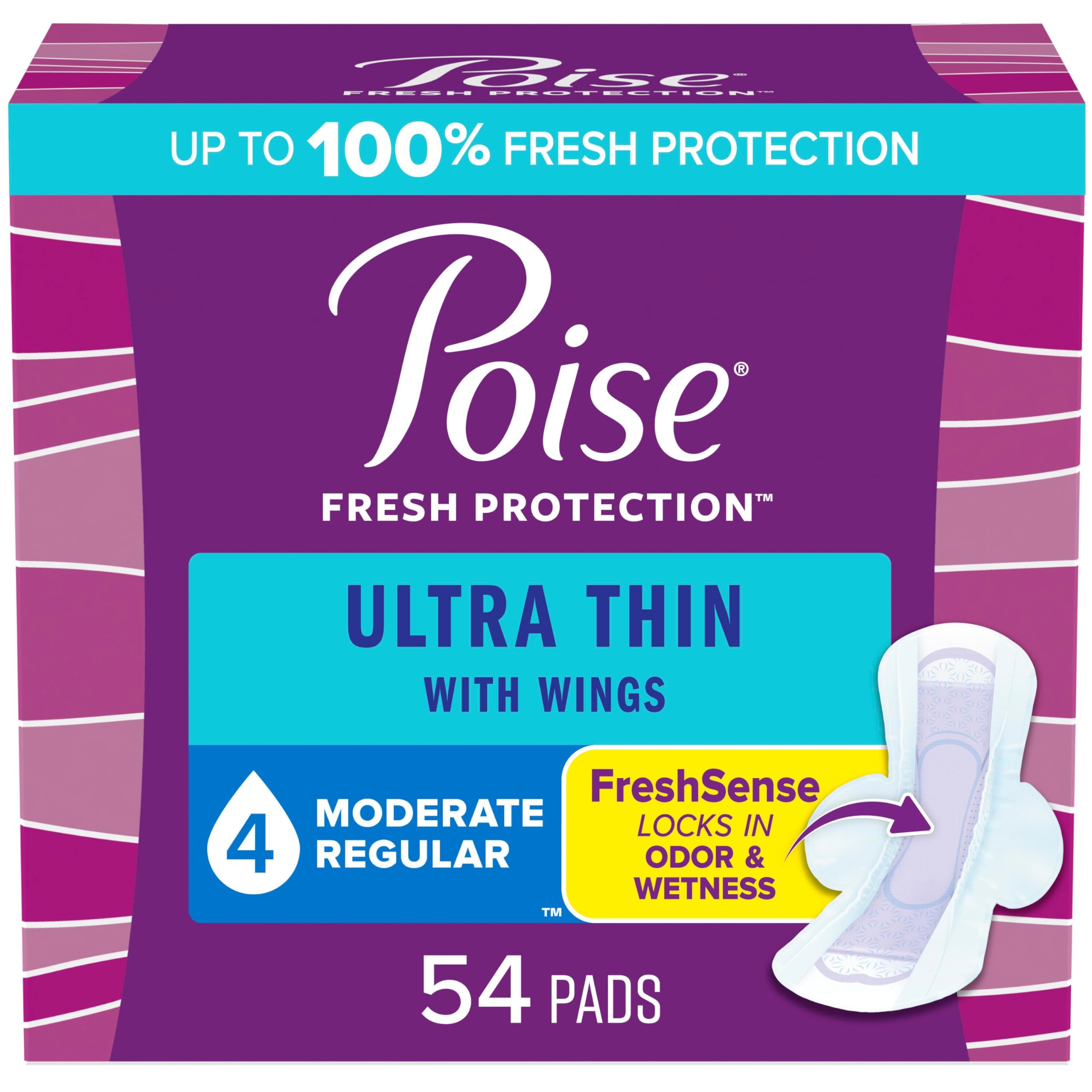 Poise Ultra Thin Incontinence & Postpartum Pads