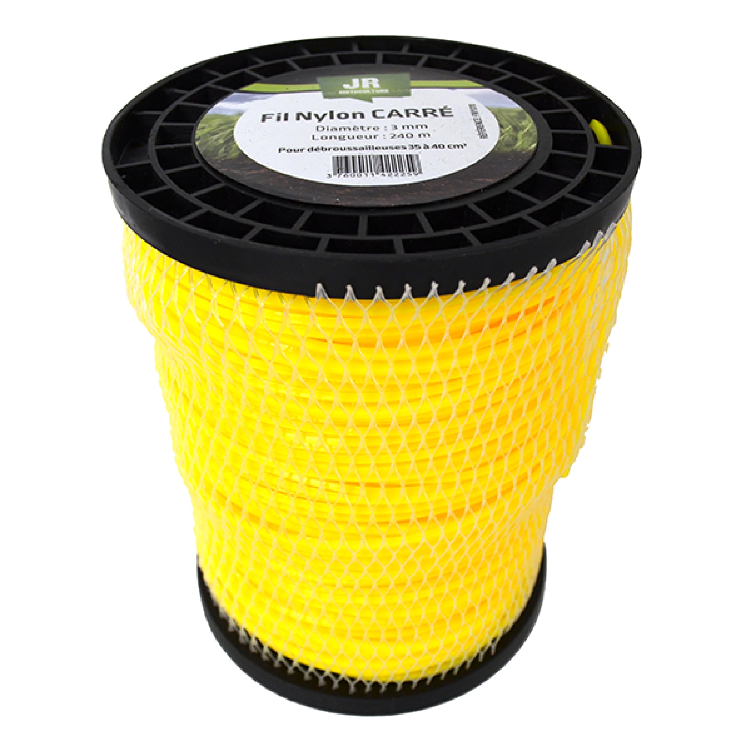 JR FNY070 JR-FNY070-Giardin-Fil Nylon 3 mm Quadrato, No