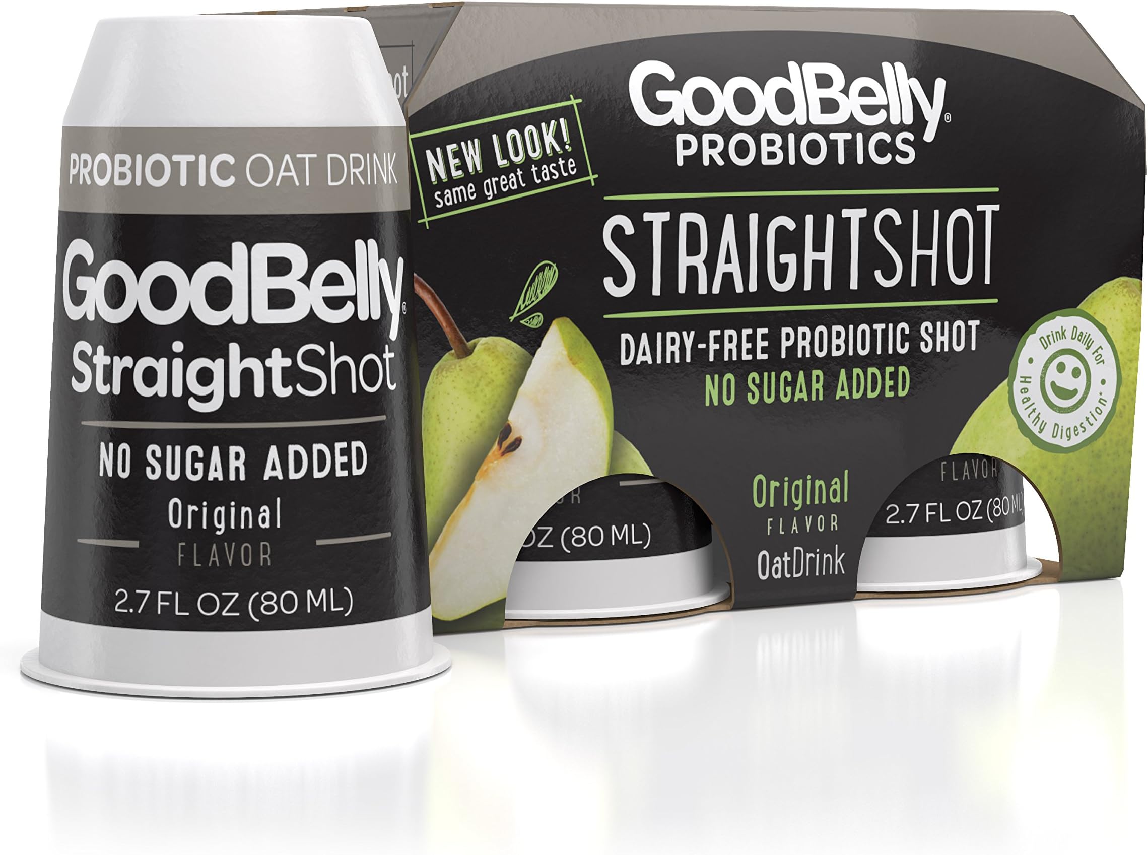 Goodbelly, Probiotic Straight Shot Organic, 2.7 Fl Oz, 4 Pack
