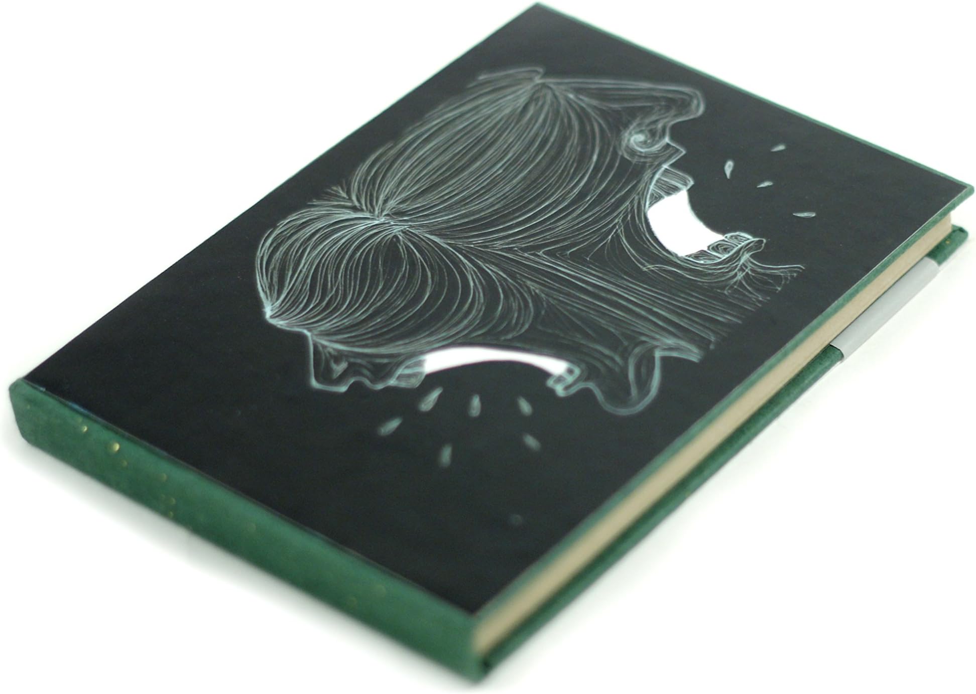 Resha Sketch Book for Artists - Handmade Faces Black and White Cover with 125 GSM Paper 5 Inches X 7 Inches 72 Sheets 144 Pages