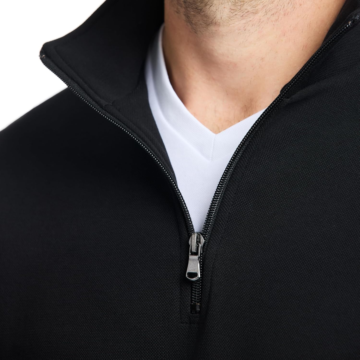 SAKS Fifth Avenue Men's Pique Quarter-Zip Pullover