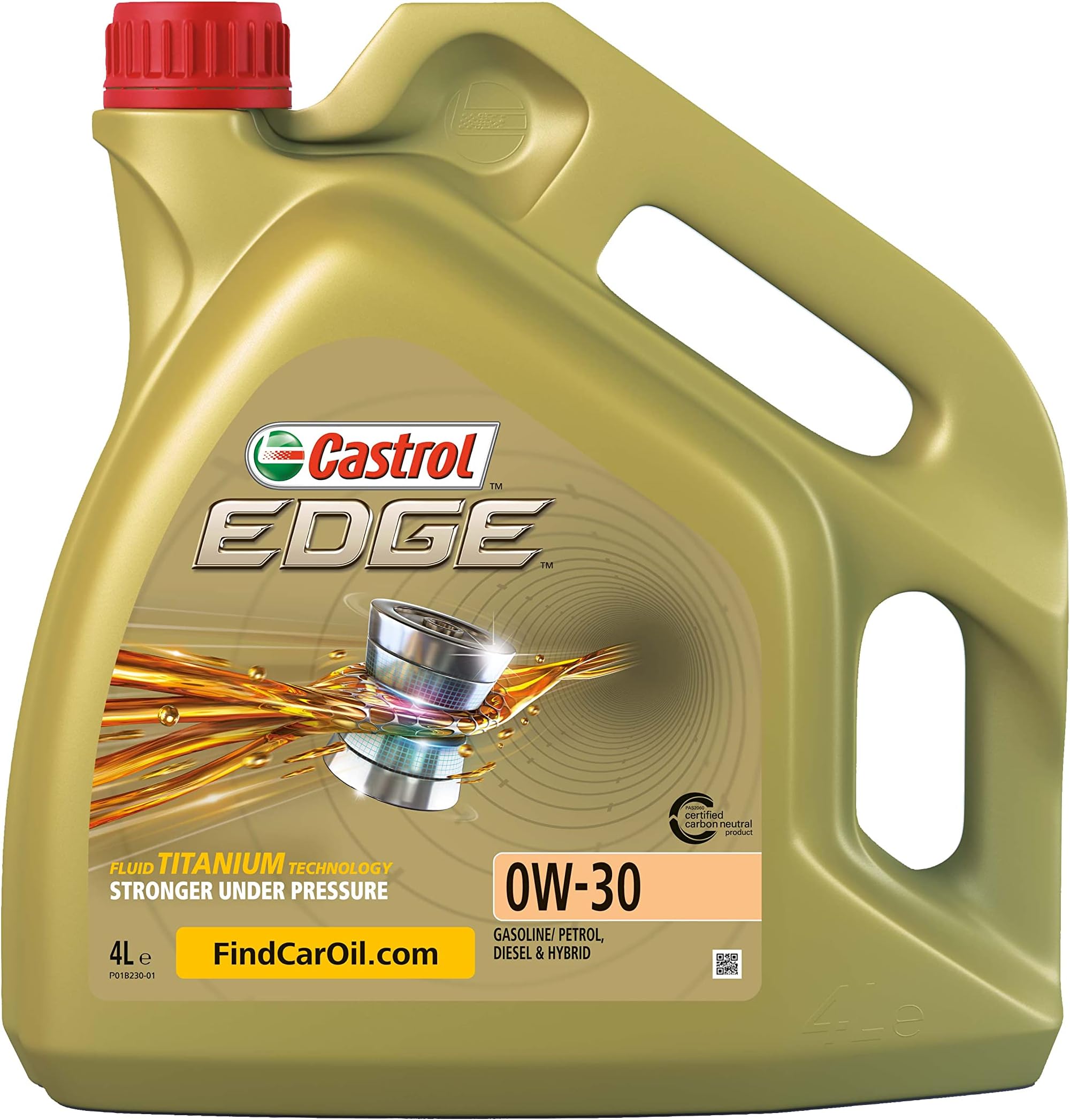 EDGE 0W-30 Engine Oil 4L, Gold