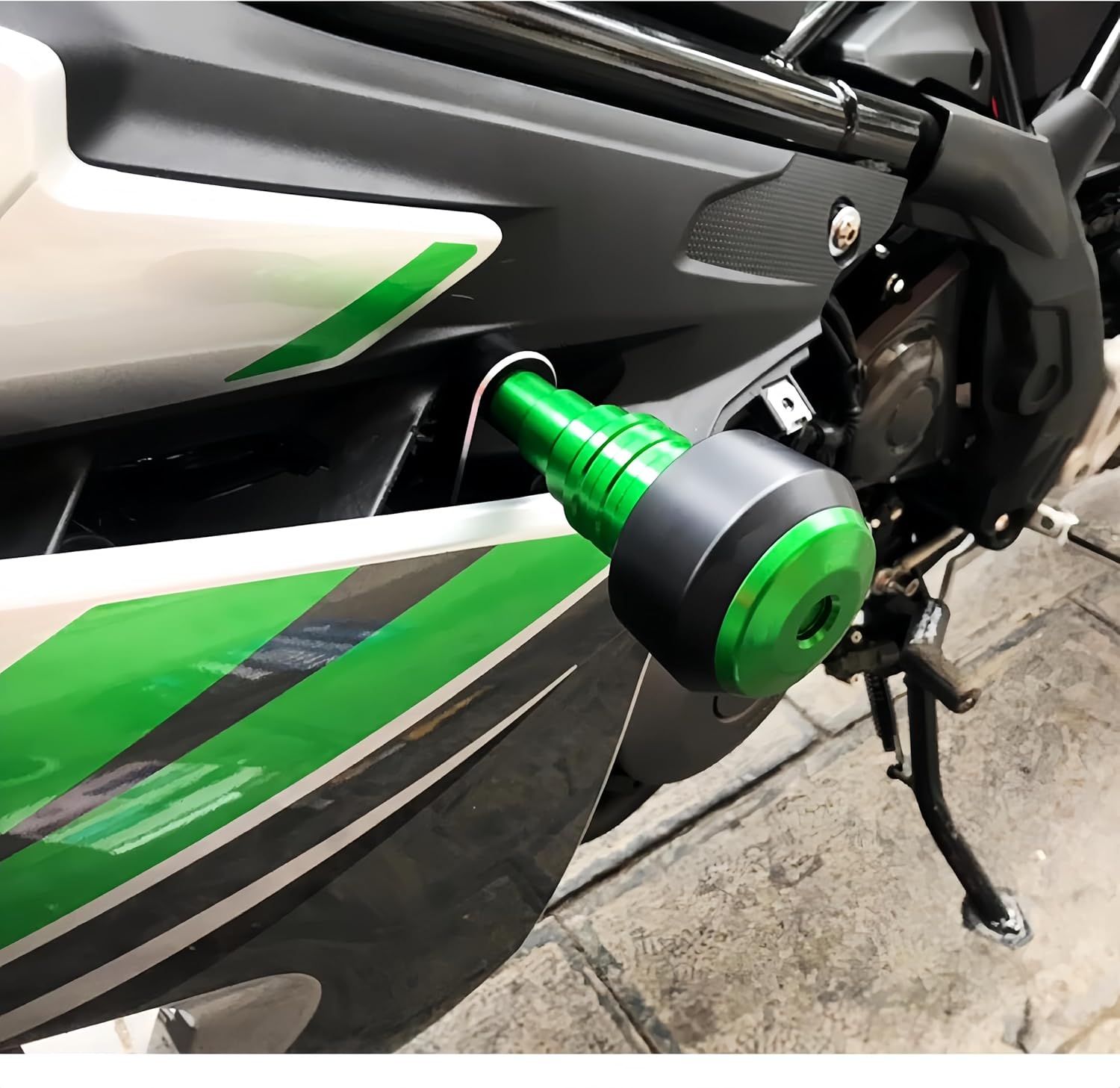 Motorcycle Accessories Falling Protection Frame Slider Fairing Guard Anti Crash Pad Protector Compatible with MT-09; FZ09; Tracer 9/ GT; XSR900 (Black)