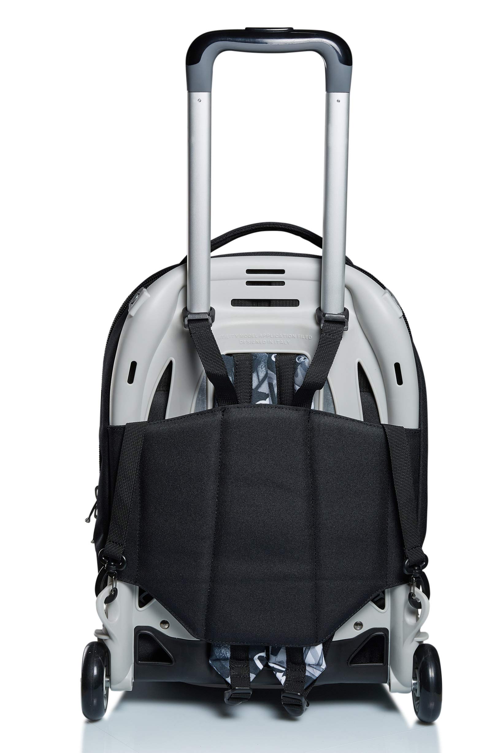 Seven Trolley New Tech, 3 in 1, Zaino Sganciabile, Per bambini e ragazzi, Scuola & Viaggio, Tempo libero