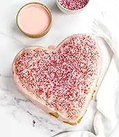 Vista 6 de USA Pan Global Bakeware Molde para pastel con forma de corazón elegante