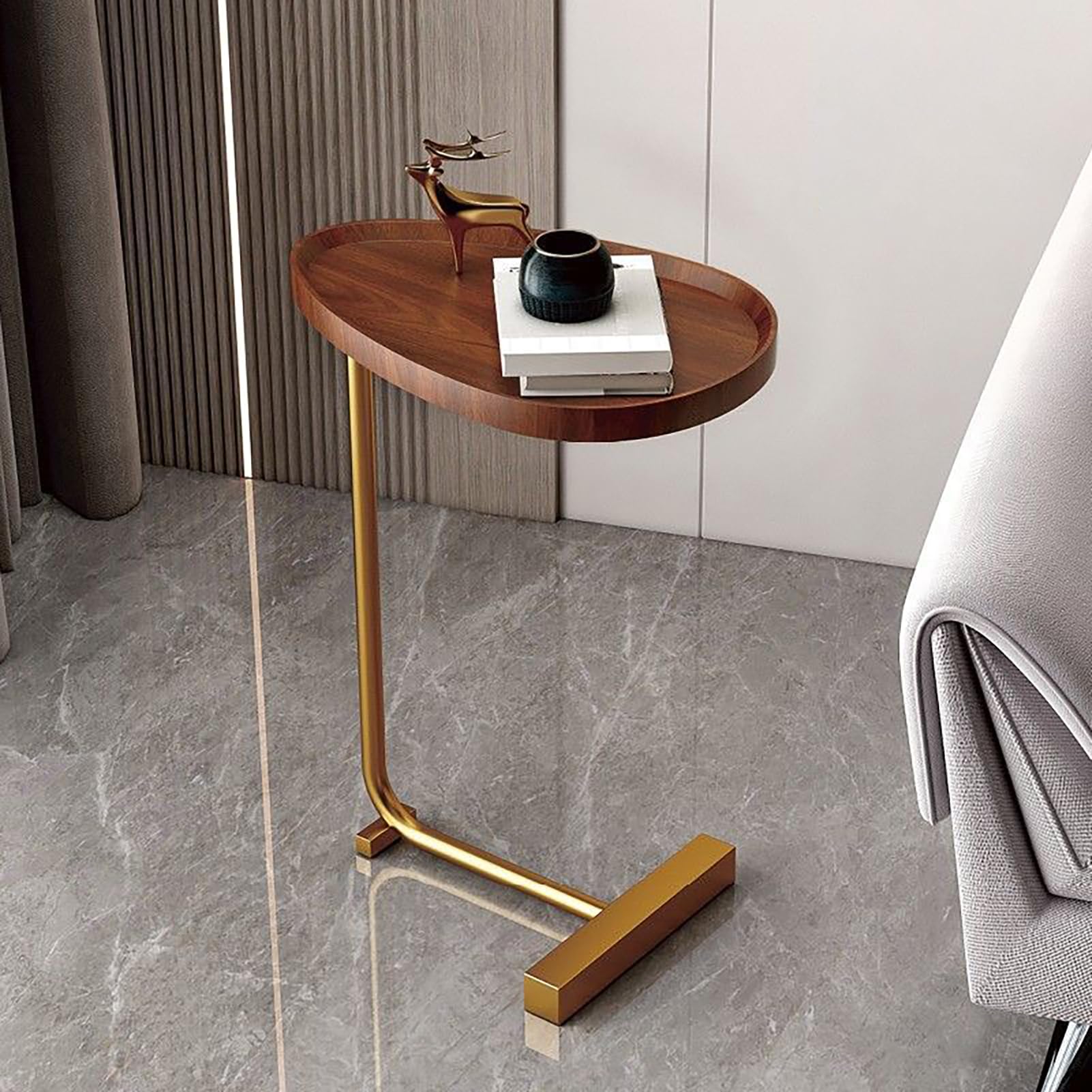 Table basse d'appoint de canapé pratique pour vos soirées détente