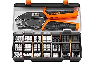 SOLIMINE Crimp Tool Connector Kit, JST-XH 2.5mm/Dupont 2.54mm for JST Series