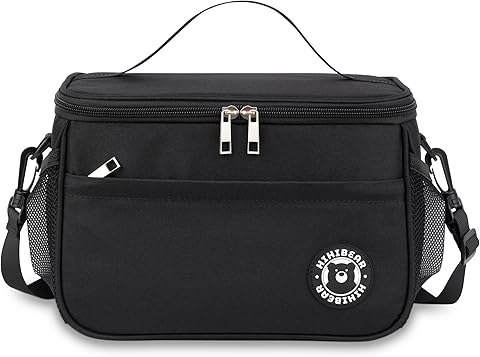 Bolsa Termica Porta Alimentos 6.4L / 9L, Bolsa Comida Trabajo, Lunch Bag, Bolsa Isotermica Porta Alimentos Oficina Viaje Picnic