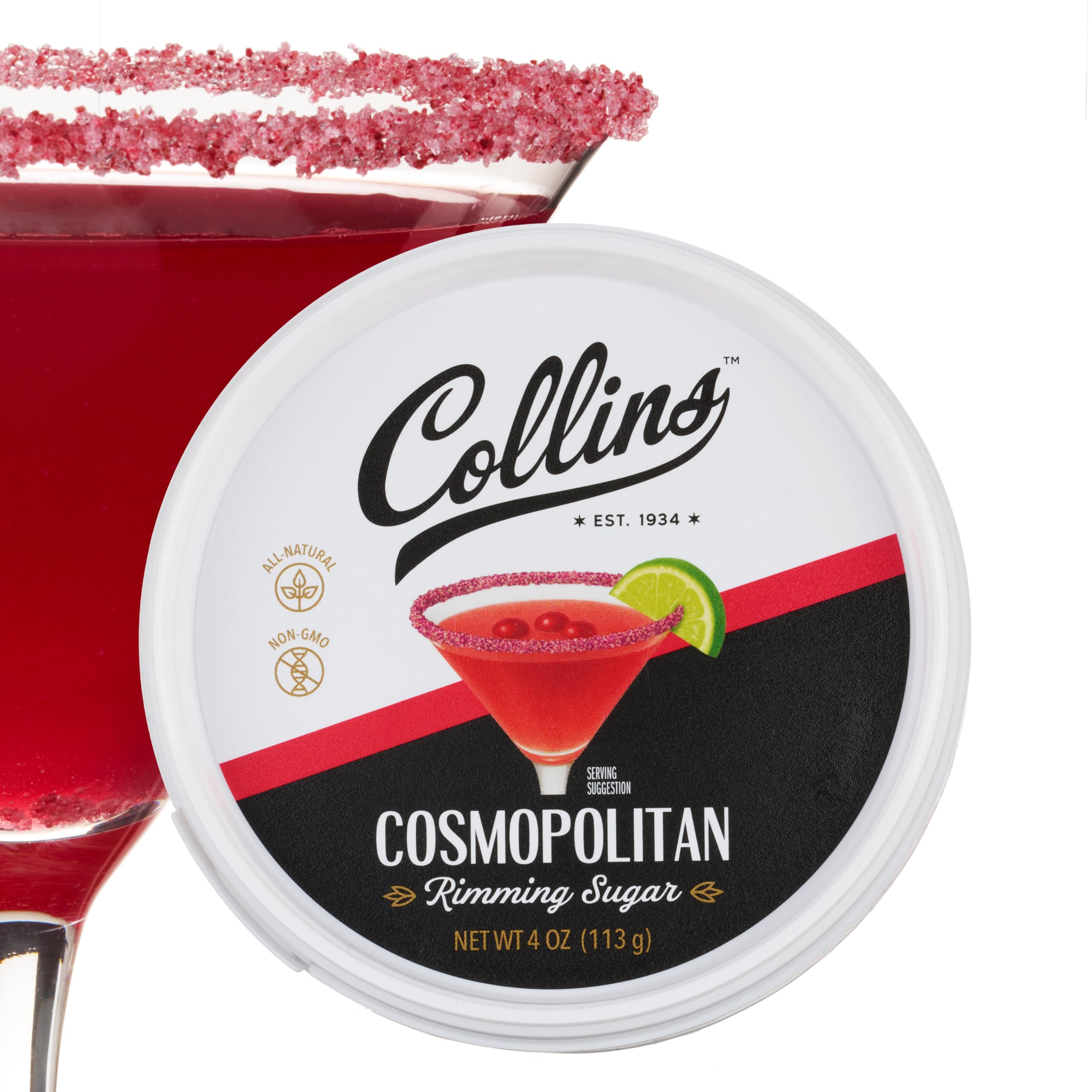 Collins Red Cocktail Sugar - Enhance Your Drinks -13 Collins Red Cocktail Sugar - Enhance Your Drinks -13