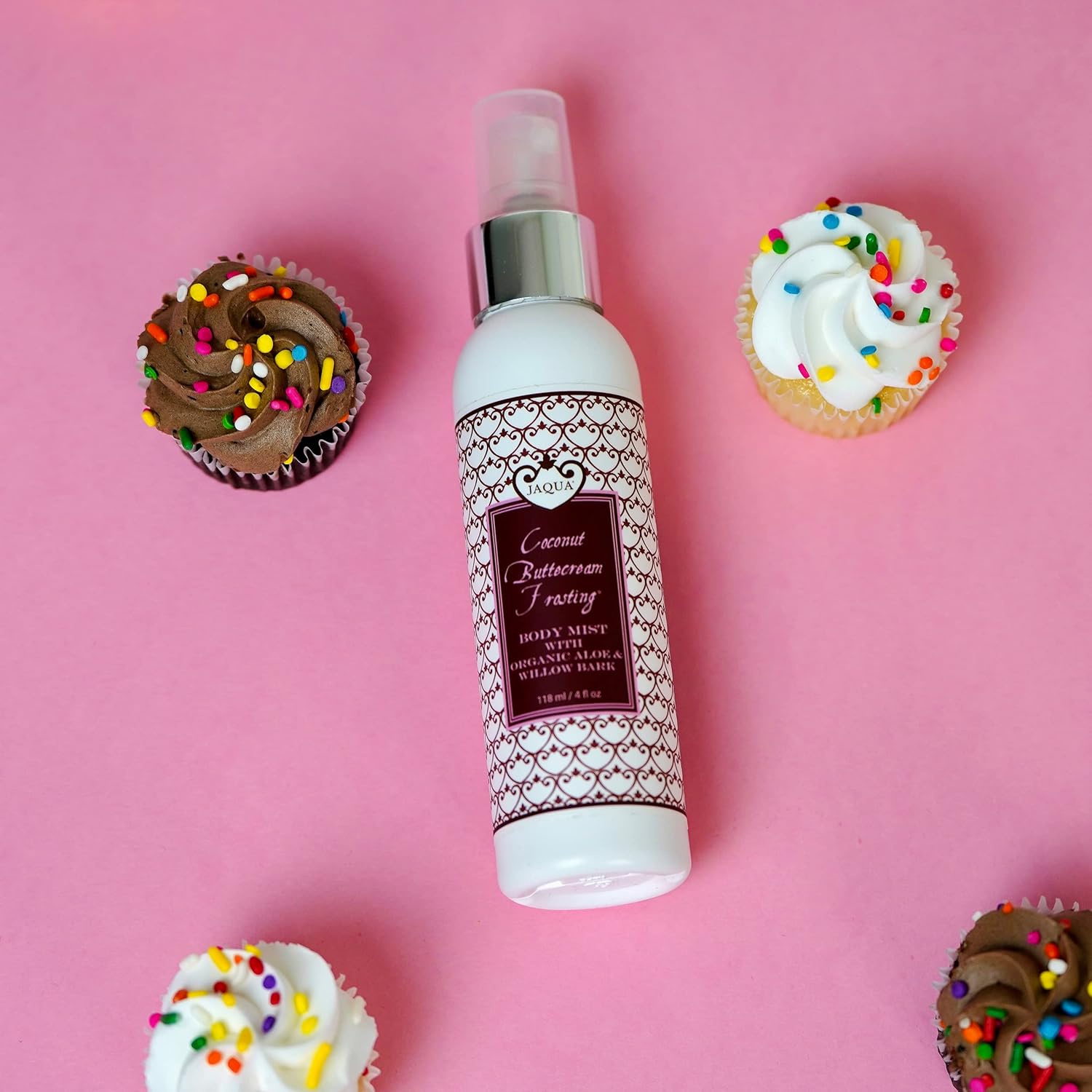 Jaqua Coconut Buttercream Frosting Hydrating Body Mist w/Organic Aloe