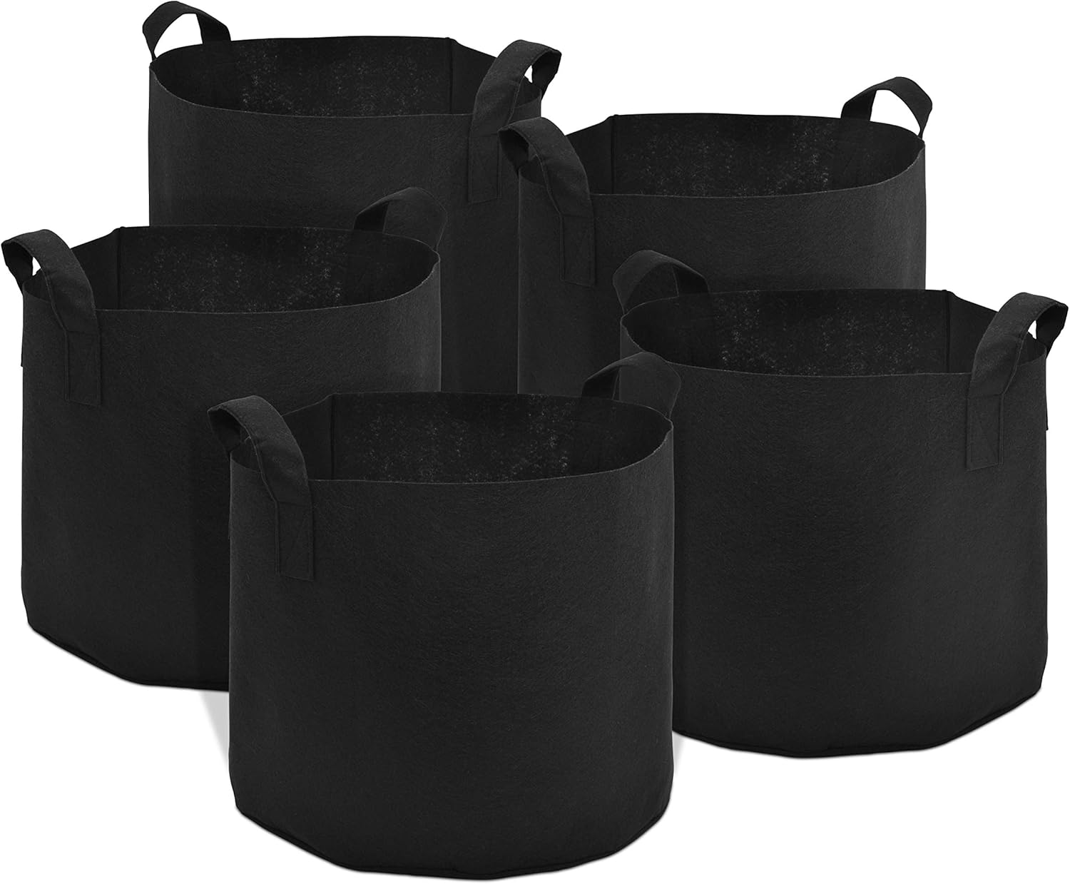 Buy 20 Gallon Grow Bags 5 Pack Plant Grow Bags, Extra Large Fabric