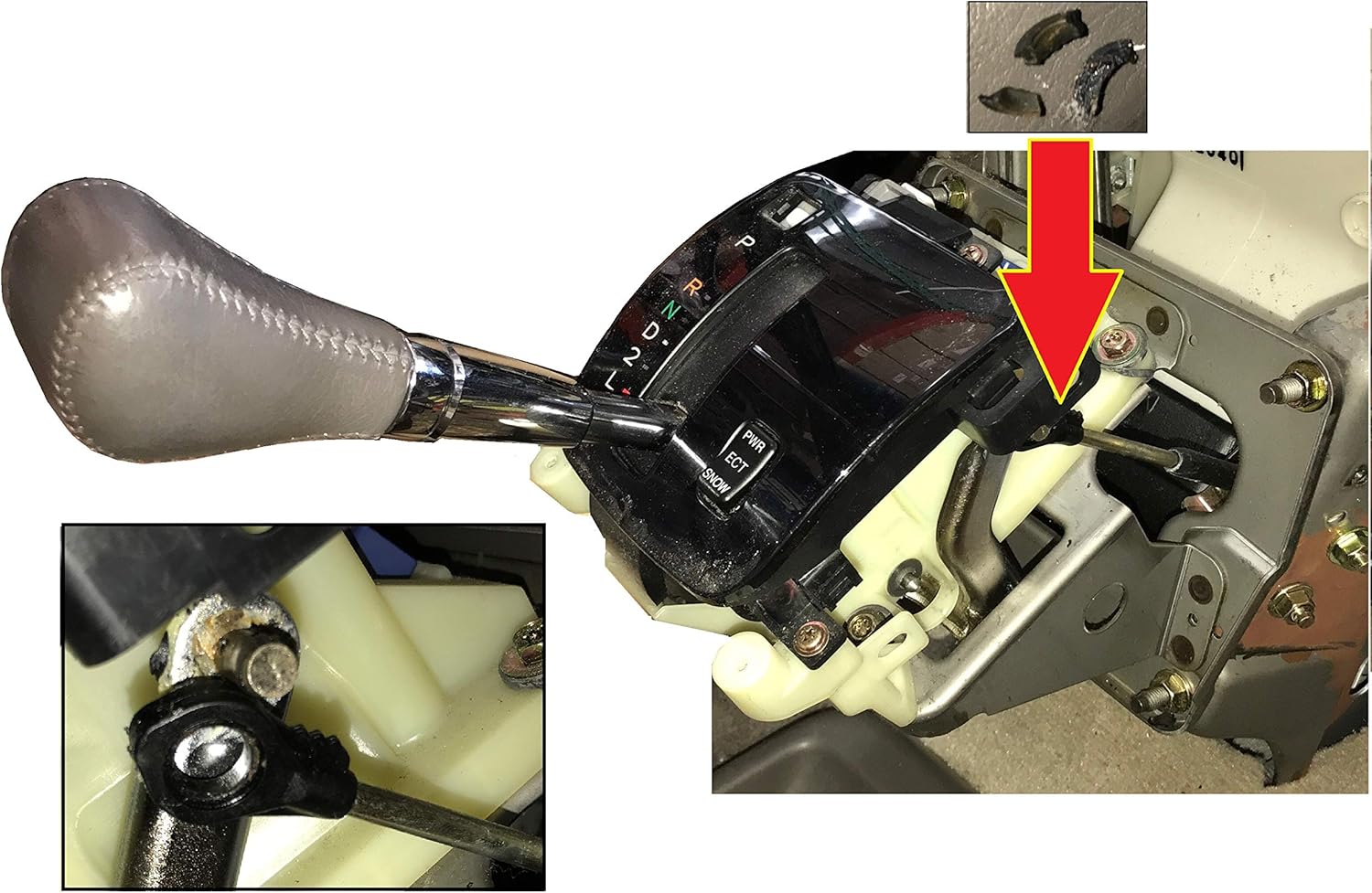 Upgraded Polyurethane Shifter Bushing Cable Repair Kit Compatible with Nissan Altima Cube Frontier GT-R Juke March Maxima Micra Murano NV1500 NV2500 NV3500