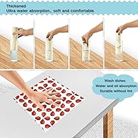 Vista 5 de Juego de 6 paños de cocina reutilizables súper absorbentes para lavar platos, autos y hogar, lavables a máquina