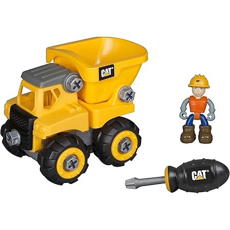 Amazon Cat R マシーンメーカー 組み立て入門セット ダンプトラック C 建設車両 おもちゃ