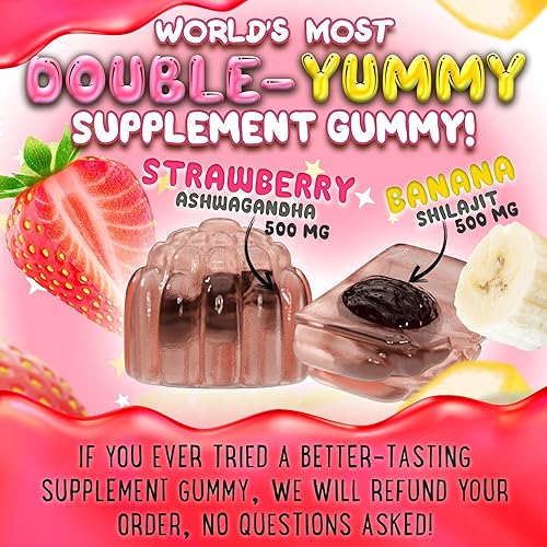 Miniatura 2 de Gomitas puras de Shilajit del Himalaya, resina de grado dorado de alta potencia, refuerzo de energía y apoyo inmunológico para hombres y mujeres con