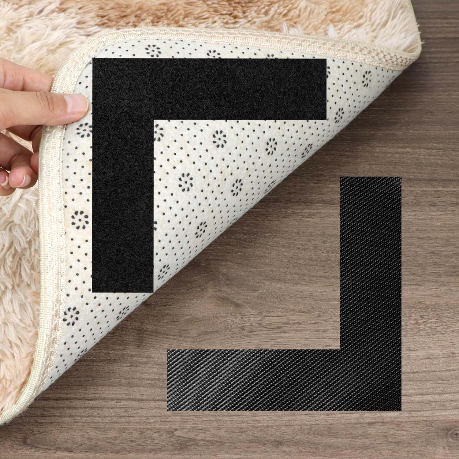 Nastro A Strappo Adesivo Qwork - 11cm X 2m, Forte Adesione Per Cuscini, Tappeti, Cavi - Foto 4