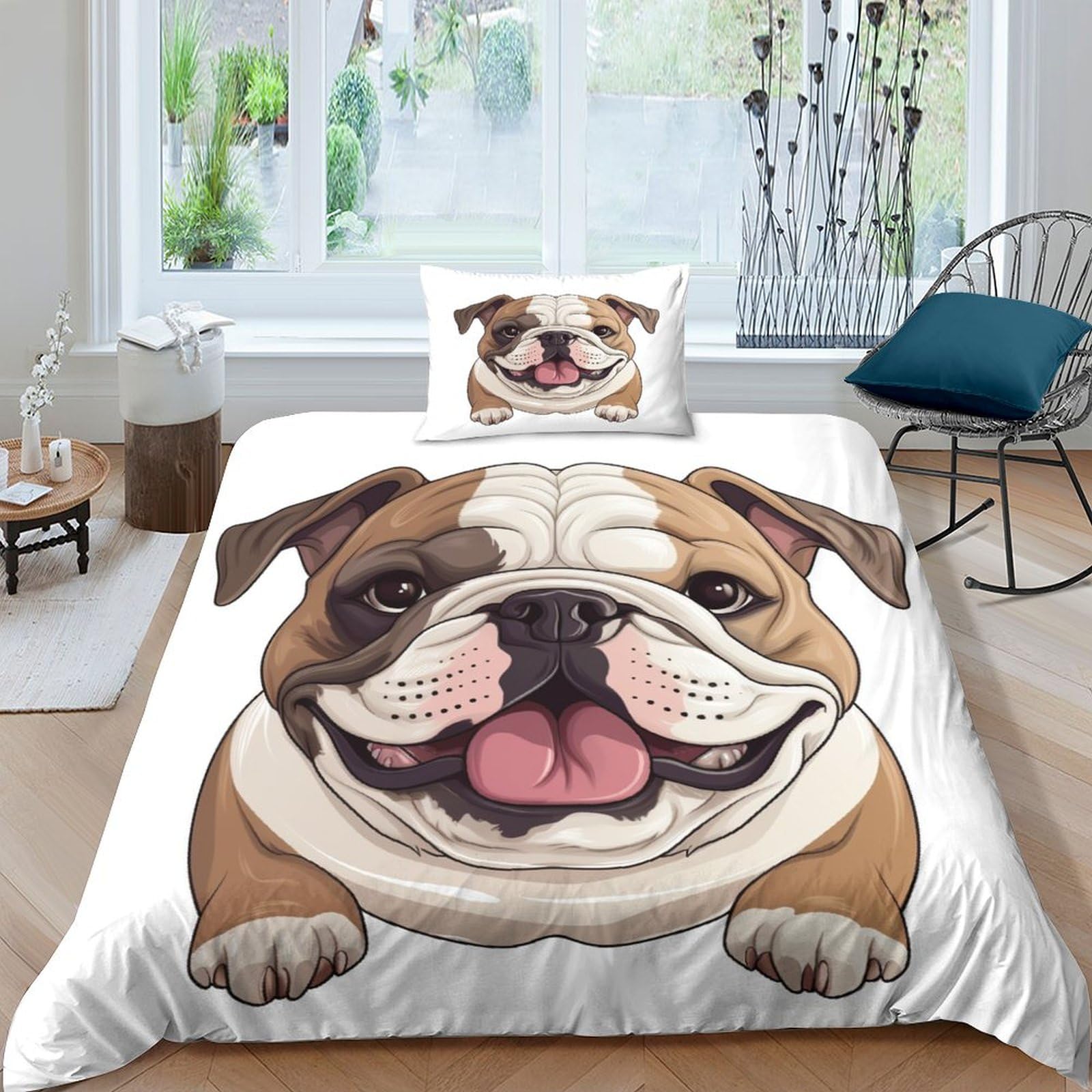 Parure de lit bouledogue 3D pour transformer la chambre des enfants en cocon
