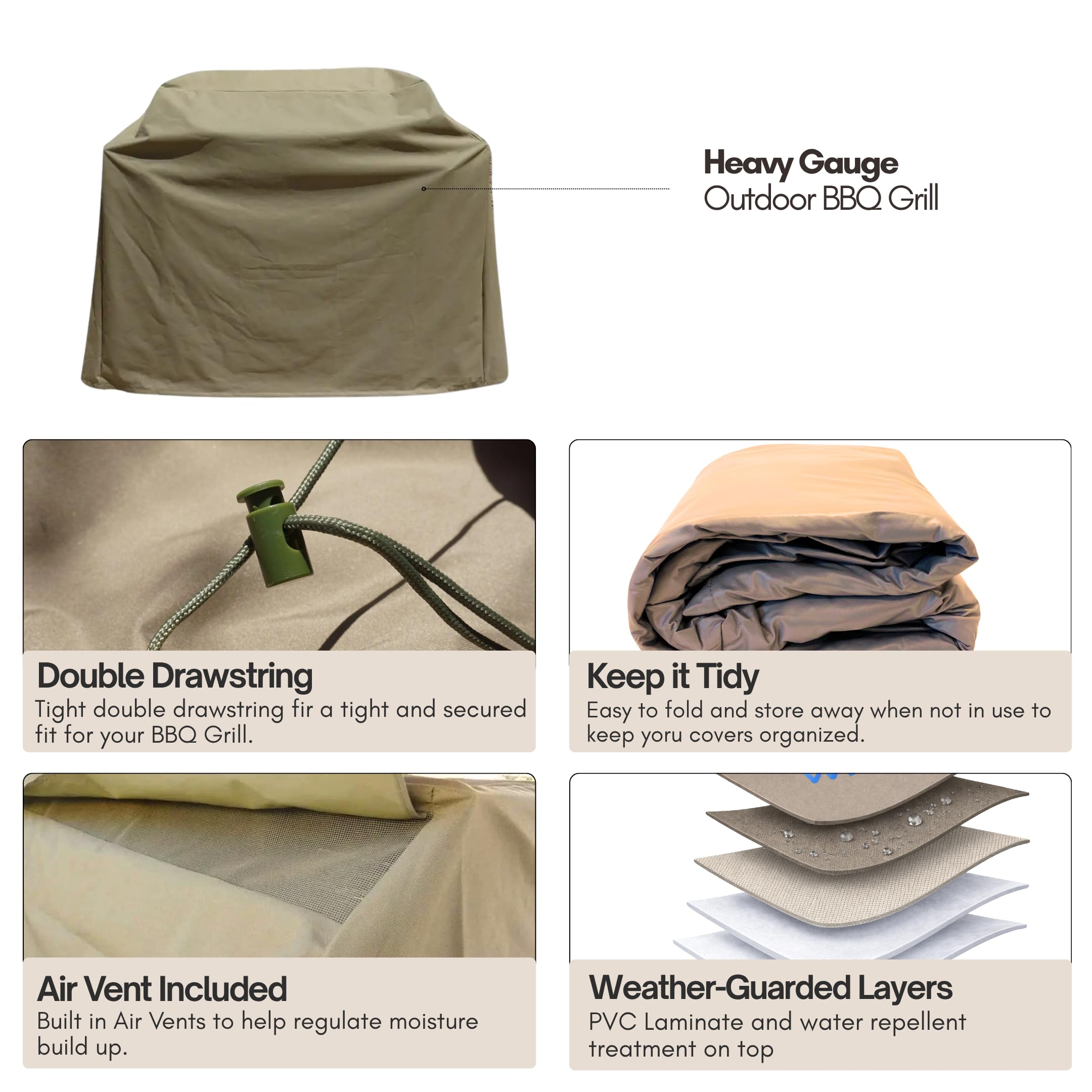 Formosa Covers Barbacoa de Gran Calibre, hasta 84 "Largo (36", 45 ", 56", 67,"75," 84 ")