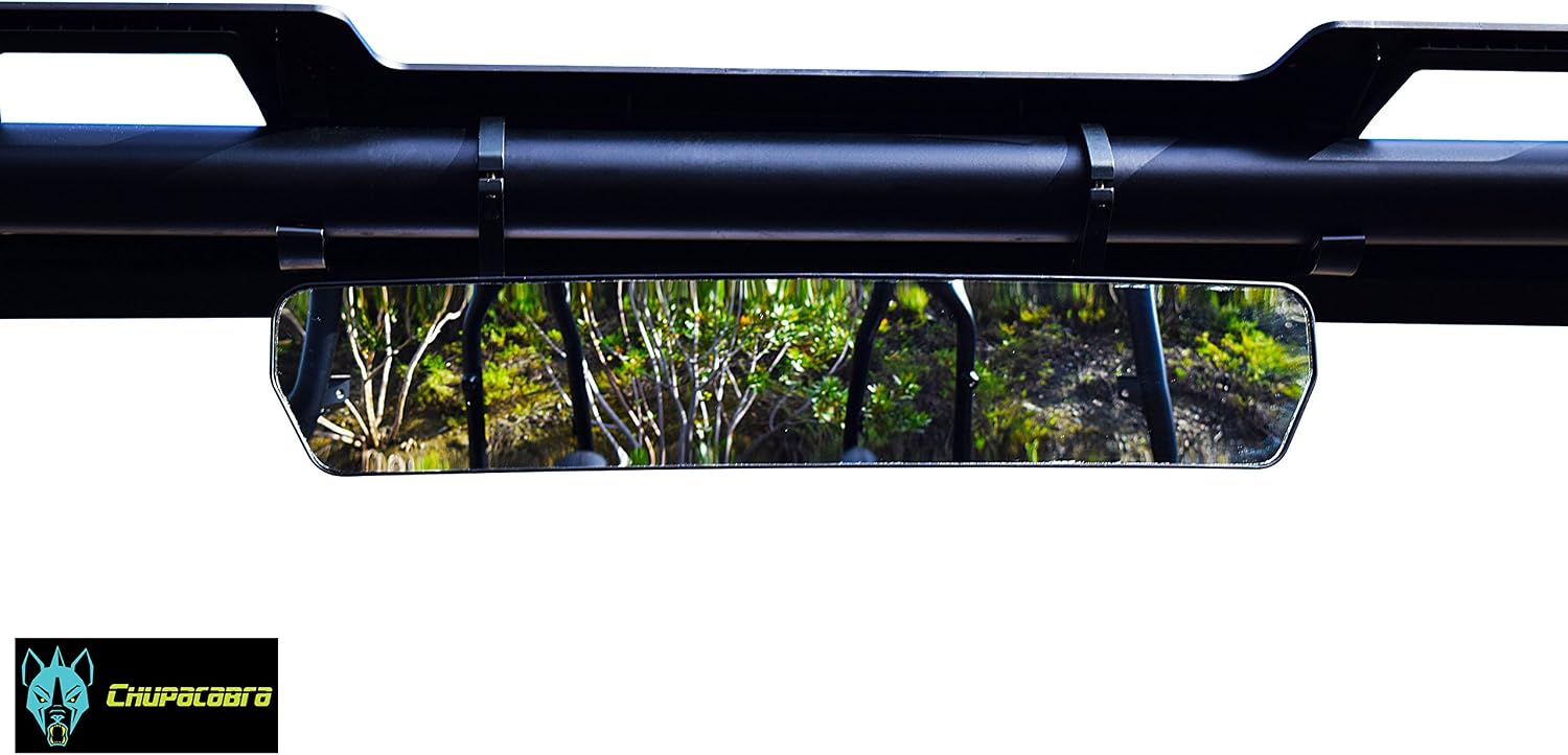 Chupacabra Offroad Deluxe Oversize Side by Side Rear View UTV Mirror 1.75" RZR 800 900 1000 One Year Warranty
