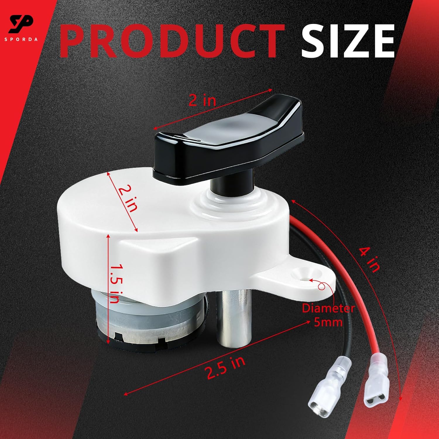 Silent Motor Fixes Stuck RV roof Vents - K6010-81,17RPM Ultra-Quiet Motor