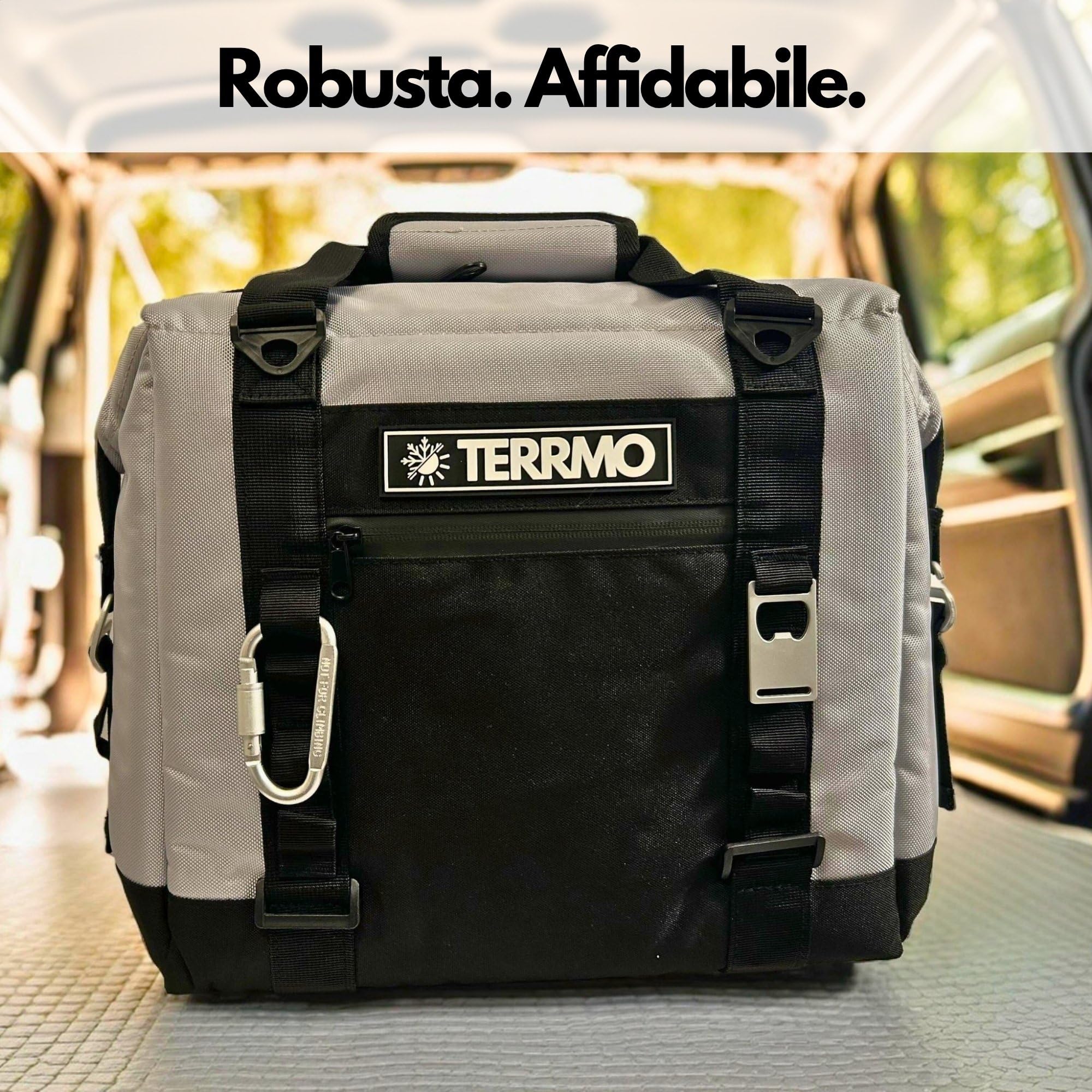 EPIC 15 – Borsa Frigo 15L con Isolamento Extra Spesso 20mm | Raffreddamento a Lunga Durata 24–48h+ | Per Viaggi, Mare, Campeggio e Gite | Alternativa alla Borsa Frigo Rigida