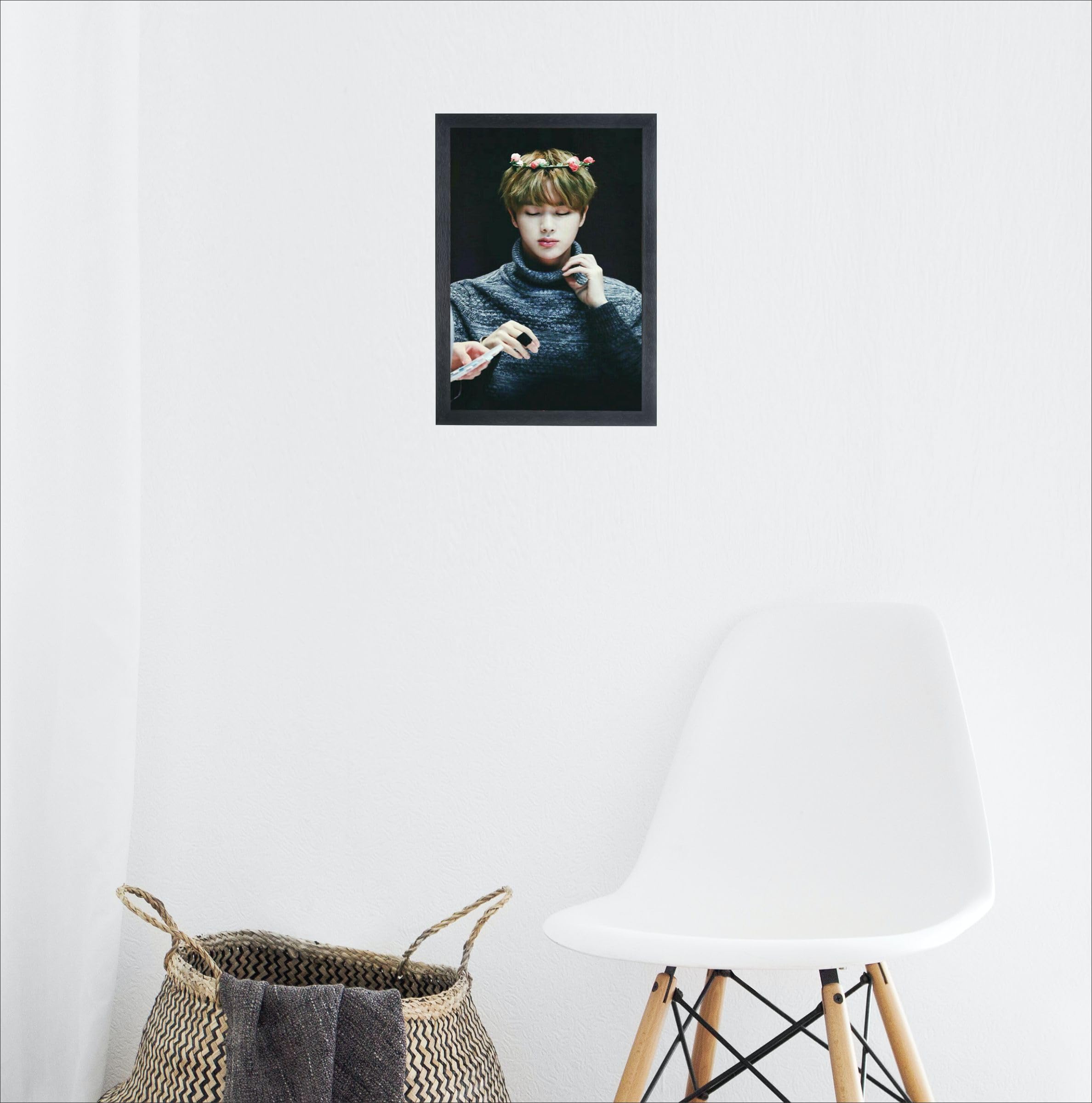 Chitransh Jin Bts Wall Mounted Painting (14x20 inches) : Amazon.in