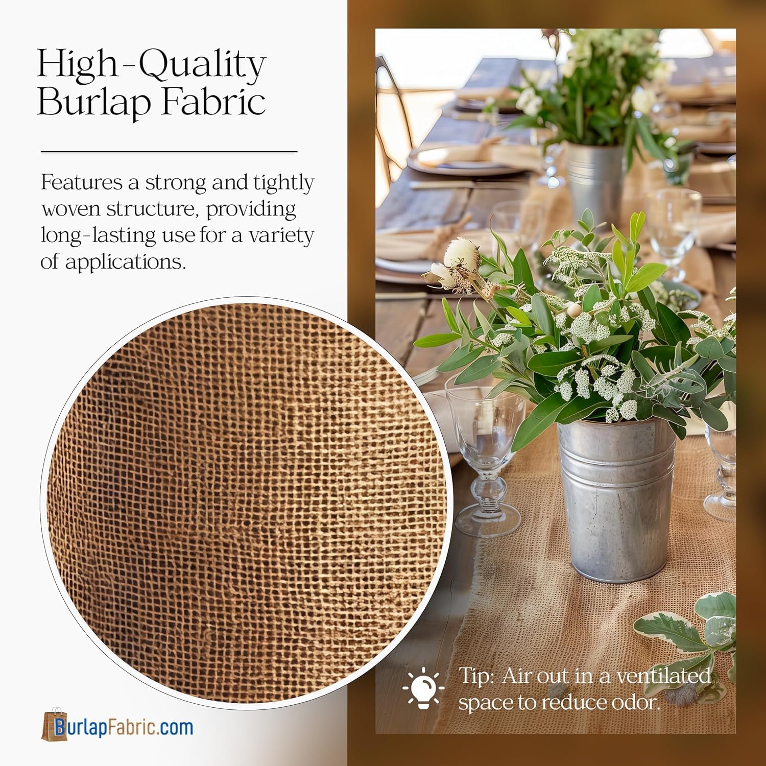 18" Inch Burlap Roll - 100 Yards