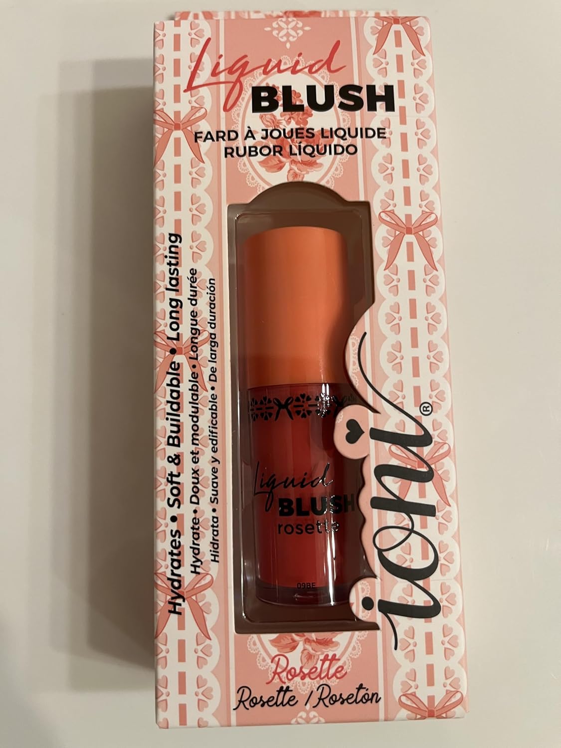 Ioni Liquid Blush, Rosette, Hydrating, Soft & Buildable, Long Lasting, Cruelty Free