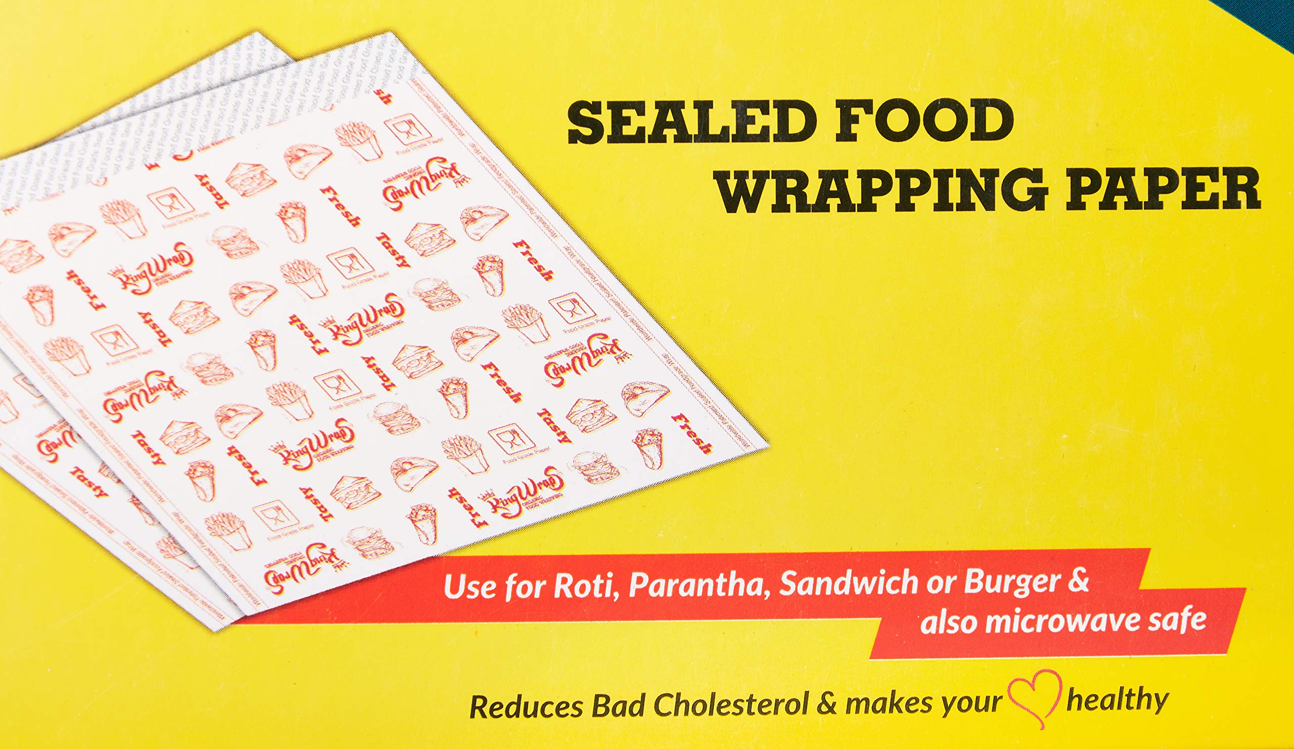 Kingwraps Food Wrapping Paper; World's First Self Sealing; Moisture Lock Organic paper. The only original organic imported paper 3