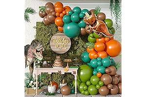 Giant Dinosaur Balloon Arch Kit, Dinosaur Garland Party Supplies for a Roaring Good Time