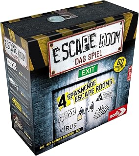 noris 606101546 Escape Room das Spiel Inkl. 4 Fällen und Chrono Decoder