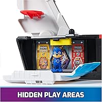 Vista 8 de Paw Patrol: The Mighty Movie, Cuartel General Portaaviones, con Figura de Acción de Chase y Mighty Pups Cruiser, Juguetes para Niños y Niñas de 3+