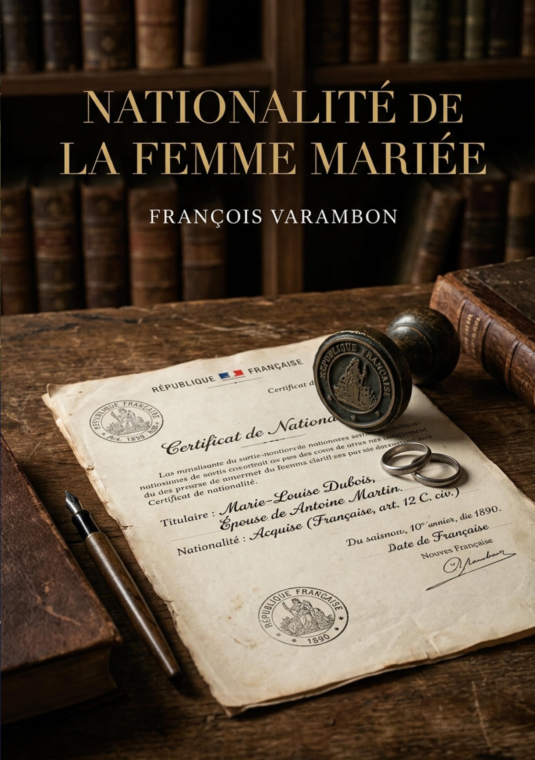 Nationalité de la femme mariée: Une analyse juridique de François Varambon sur la condition de la femme mariée au regard du droit de la nationalité au XIXe siècle