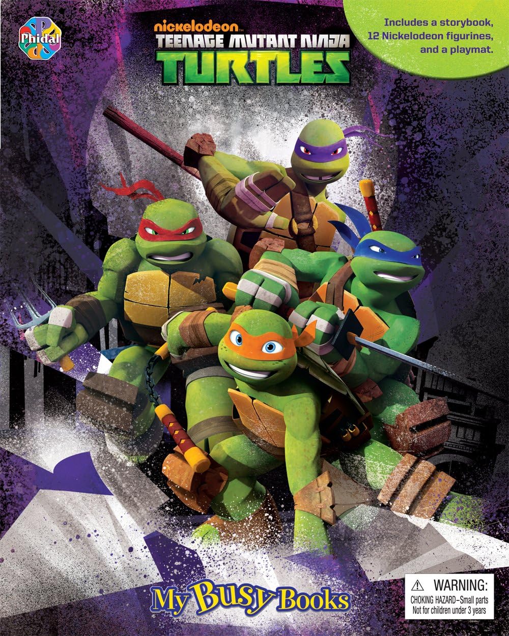 Teenage Mutant Ninja Turtles My Busy Book Board book – June 1, 2013