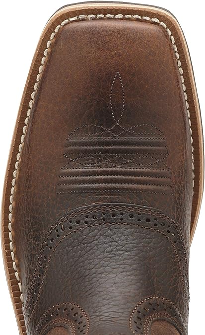 Bottes Western Homme Ariat Heritage Roughstock - Marron, Taille 13D, Cuir