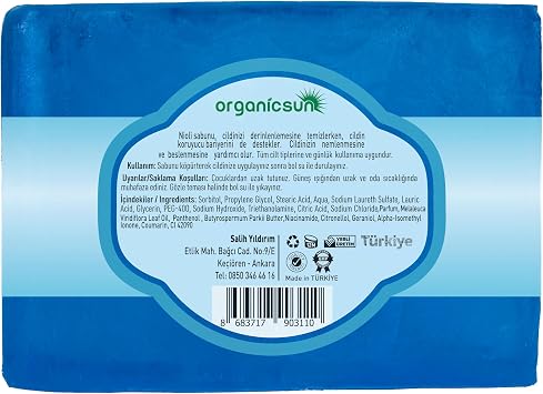 Doğal Nioli Sabunu 140 Gr x 3 Adet Tüm Cilt Tipleri İçin Kötü Koku ve Kaşıntı Karşıtı Nioli Yağı Sabunu