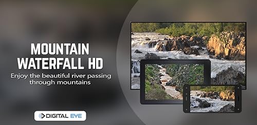 Cachoeira da montanha grátis HD - aprecie a bela paisagem na sua TV HDR 4K, TV 8K e dispositivos de