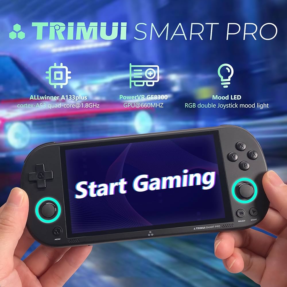 Buy Trimui Smart Pro Handheld Game Console, Retro Hand Held